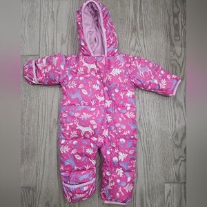 Columbia down filled snowsuit 12-18 months like new